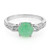 Imperial Chrysoprase Silver Ring