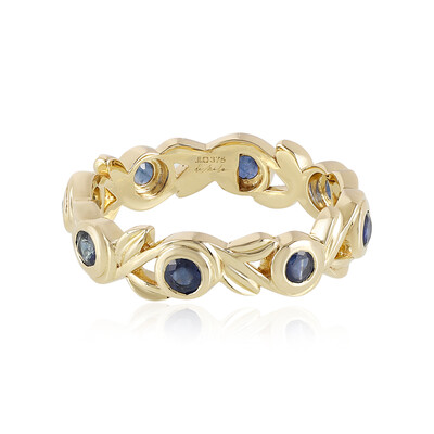 Gouden ring met blauwe saffieren (de Melo)