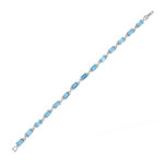 Brazalete en plata con Topacio de Marambaia