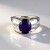 Anello in argento con Ametista Siberiana (de Melo Essence)