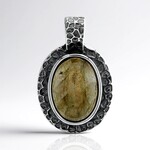 Pendentif en argent et Labradorite