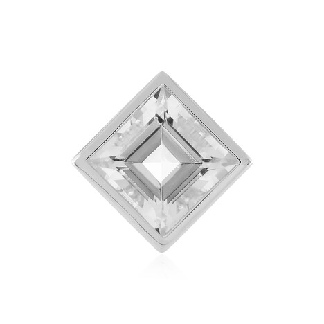 Colgante en plata con Cuarzo blanco (MONOSONO COLLECTION)