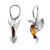 Boucles d'oreilles en argent et Ambre baltique (dagen)