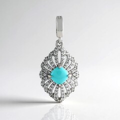 Ciondolo in argento con Turchese