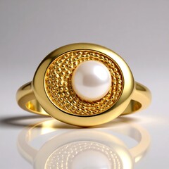 Anello in argento con Perla Akoya
