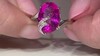Zilveren ring met een roze kwarts