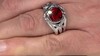 Anillo en plata con Granate Hesonita (de Melo Essence)