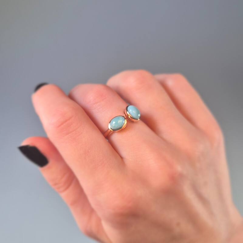 Larimar-Silberring (KM by Juwelo)