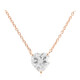 Collana in argento con Topazio Bianco