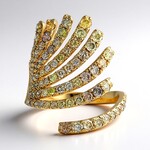 Anello in oro con Diamante Fancy SI2 (CIRARI)