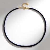 Collier en argent et Saphir bleu
