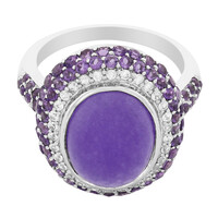 Bague en argent et Jade lavande (TPC)