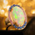 Anello in oro con Opale di Welo AAA (D'vyere)