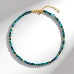 Collana in argento con Crisocolla