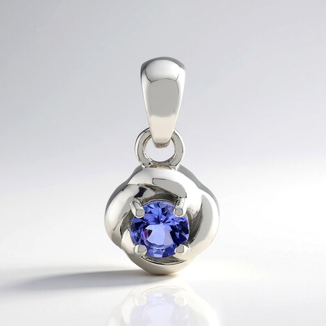 Ciondolo in argento con Tanzanite (Pallanova)