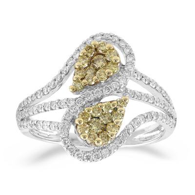 Anello in oro con Diamante Giallo VS1 (Annette)