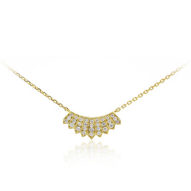 Collana in oro con Diamante SI1 (H)