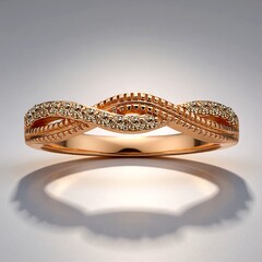 Anello in oro con Diamante Rose de France SI1 di Argyle