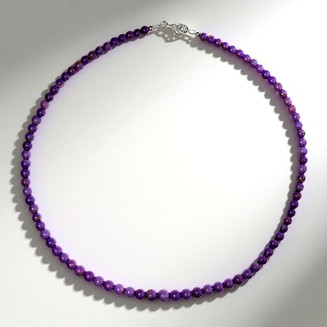 Collana in argento con Fosfosiderite