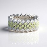 Bague en argent et Topaze blanche