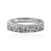 Anello in argento con Topazio Rosa Ouro Preto
