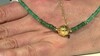 Collier en argent et Aventurine verte (Riya)