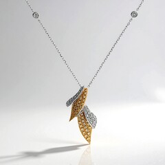 Collana in oro con Diamante Giallo SI2 (CIRARI)