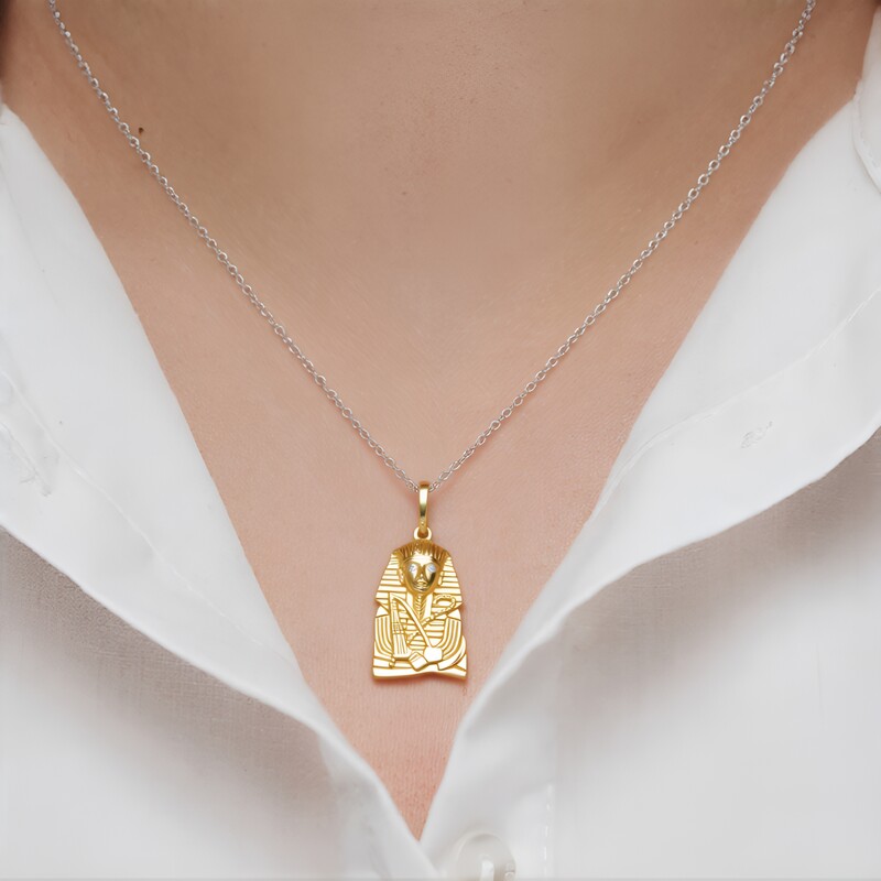 Zirkon-Silberanhänger