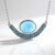 Collana in argento con Larimar (KM by Juwelo)