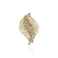 9K I2 Champagne Diamond Gold Pendant (Ornaments by de Melo)
