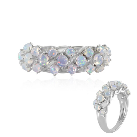 Anello in argento con Opale di Welo