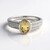 Anello in argento con Berillo Giallo