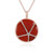 Collana in argento con Corniola (KM by Juwelo)