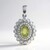 Pendentif en argent et Tourmaline cuprifère