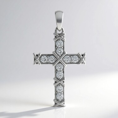 Zircon Silver Pendant