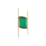 Green Onyx Silver Pendant (MONOSONO COLLECTION)