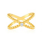 Bague en argent et Diamant I2 (H) (de Melo Essence)