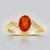Anello in oro con Opale di Fuoco Messicano (CIRARI)