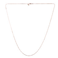 Silber-Veneziakette - 61 cm - 2,76 g - rosévergoldet