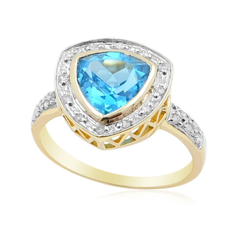 Gouden ring met een Marambaia-topaas