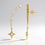 Orecchini in argento con Zircone