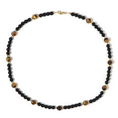 Edelstein-Silberhalskette