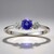 Anello in argento con Tanzanite