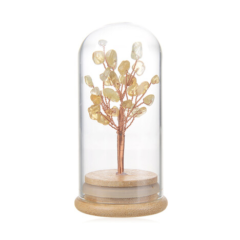 Accesorio en latón con Citrino