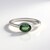 Anello in argento con Apatite Cromo