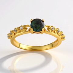 Anello in argento con Opale Mezezo