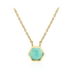 Collar en plata con Amazonita