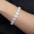 White Topaz Silver Bracelet