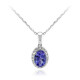 Collier en or et Tanzanite AAA (CIRARI)