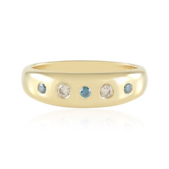 I2 Brillant-Silberring